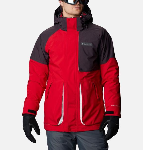 Columbia Post Canyon Ski Jacket Men Red Purple USA (US1131130)